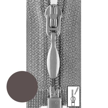 Prym Ritssluiting Kunststof 4mm Deelbaar Donker Bruin #881 40 cm