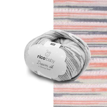 Rico Baby Dream (DK) Salmon-Grey #001