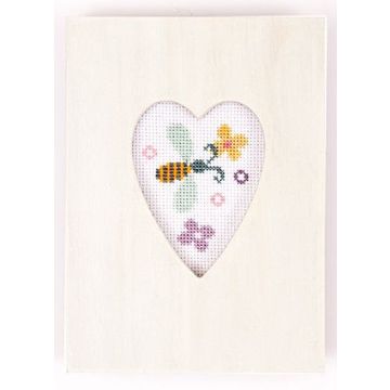 Bijen afbeelding 14,5/10,5/1,2CM, HERZR