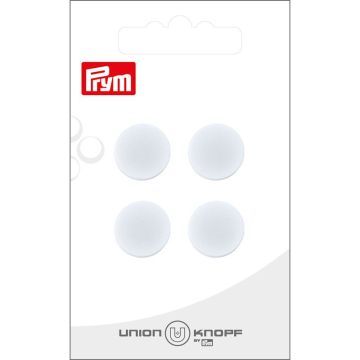 Knoopsgaten knoop 15mm wit 2st
