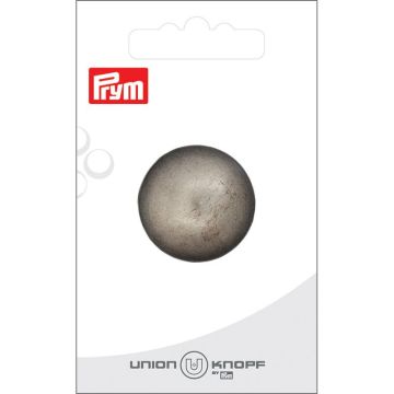 Knoop metaal bol 28mm antiek zilver 1st