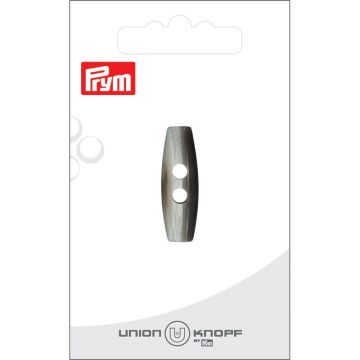Kunststof 2 gaatjes 30mm grijs 1st