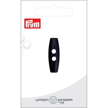 Kunststof 2 gaatjes 30mm zwart 1st