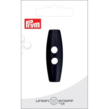 Kunststof 2 gaatjes 45mm zwart 1st