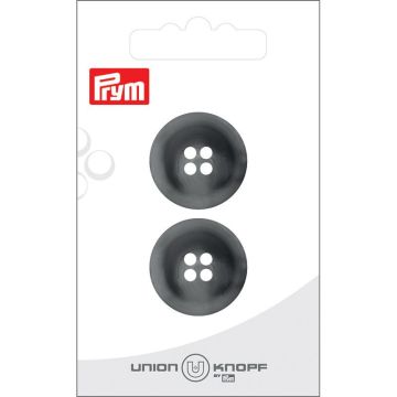 Kunststof 4 gaatjes 23mm grijs 2st