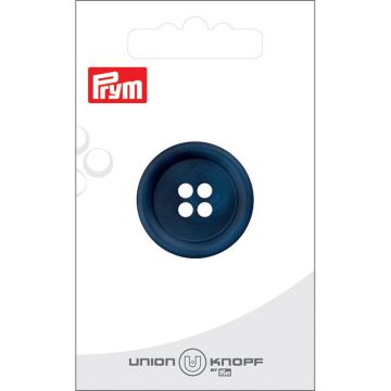 Kunststof 4 gaatjes 28mm blauw 1st