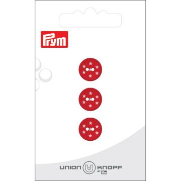 Kunststof Star 12mm rood 3st