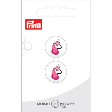 Kunststof Unicorn 18mm wit 2st