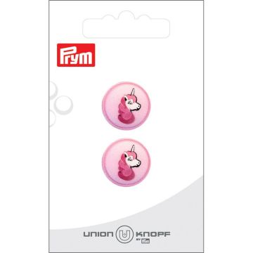 Kunststof Unicorn 18mm rose 2st