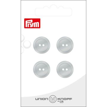 Kunststof 15mm wit 4st