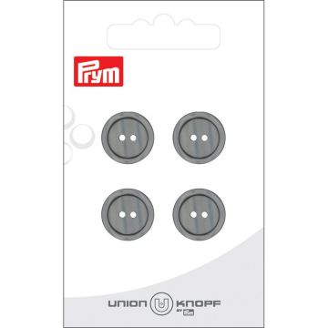 Kunststof 15mm grijs 4st