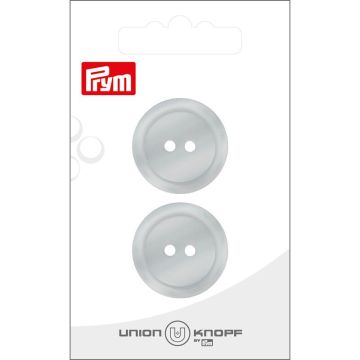 Kunststof 25mm wit 2st
