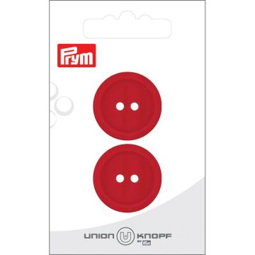 Kunststof 25mm rood 2st
