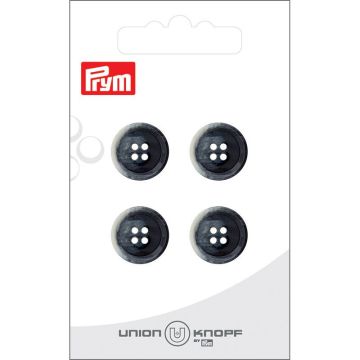 Kunststof 15mm d grijs 4st
