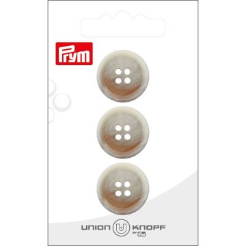 Kunststof 20mm beige 3st