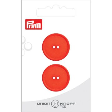 Knoop Kunststof 23mm rood 2st