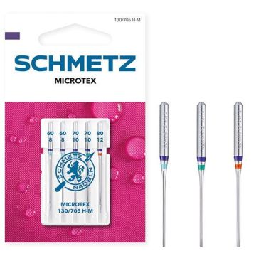 Naaimachinenaalden microtex assorti dikte 60-70-80