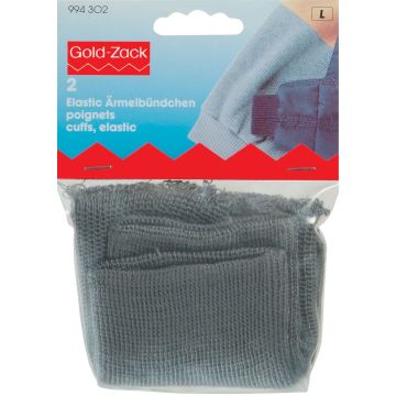 PRYM Elastische boordjes voor mouwen grijs 994302