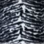 Gebreide flausch zebra