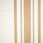 Cotton naturel brede streep camel