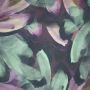 Viscose Stretch Abstract Flowers Petrol