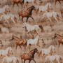 Alpenfleece jogging digitale print paarden