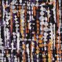Viscose Twill stof paint splash paars