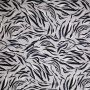 Brushed tricot wild stripes lichtgrijs