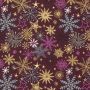 Kerst print op katoenen poplin