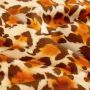 French Terry panterprint brique
