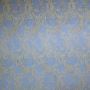 Jacquard voering Paisley staalblauw two-tone