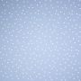 Raincoat print dots blauw