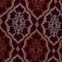Heavy gebreide jacquard ethnic bordeaux