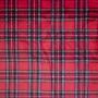 Double Soft Fleece Steward ruiten rood
