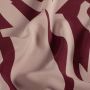 Viscose grafisch abstract oudroze-bordeaux