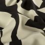 Viscose grafisch abstract zwart-ecru