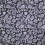 Double face jacquard paisley antraciet