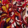 Satin velvet abstrac rood