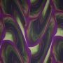 EcoVero viscose twill Big Waves Leaves K
