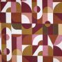 Jacquard abstract rood