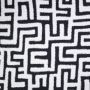 Jacquard Maze zwart