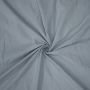 Washed poplin licht blauwgrijs