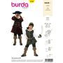 Burda patroon 2452 maat 104 t/m 140