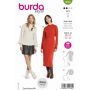 Burda patroon 5859 maat 34 t/m 44