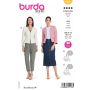 Burda patroon 5897 maat 34 t/m 44