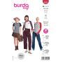 Burda patroon 6028 maat 34 t/m 48