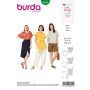 Burda patroon 6204 maat 34 t/m 44