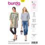 Burda patroon 6345 maat 34 t/m 44
