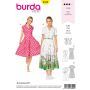 Burda patroon 6520 maat 34 t/m 46
