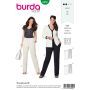 Burda patroon 6952 maat 44 t/m 60